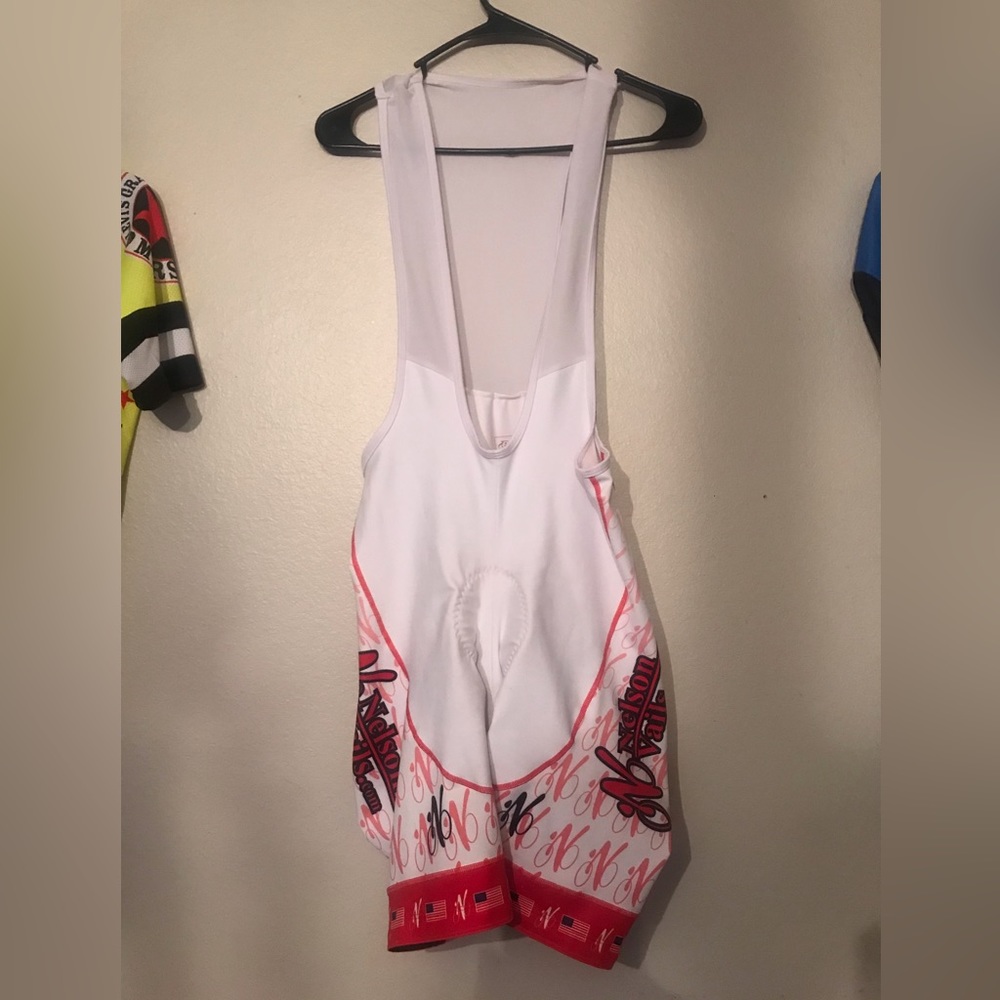 Primal Cycling Bib Shorts White Large NWOT